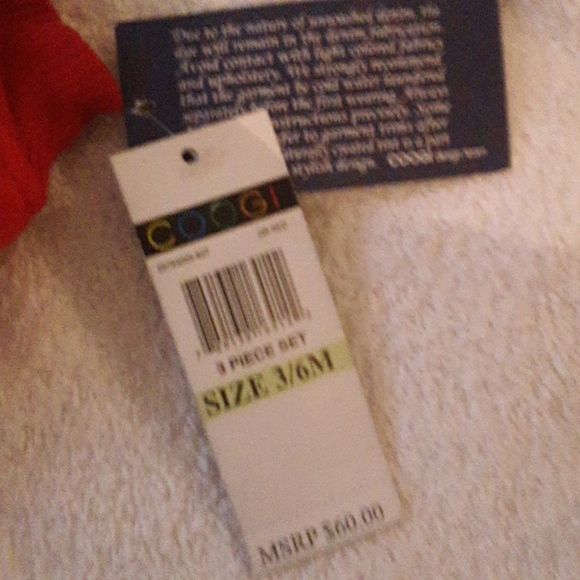 Nwto 3-6 month red jacket never been used - Picture 2 of 4